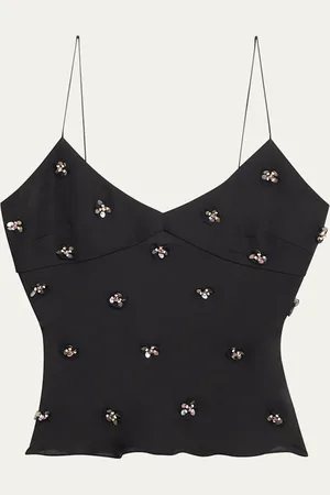 ULLA JOHNSON Demi Embellished Blouse