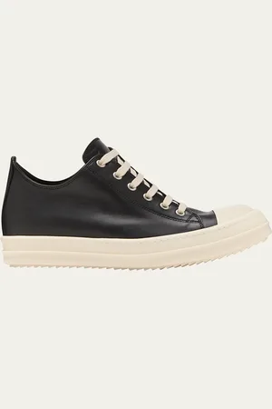 Rick Owens Scarpe Leather Low-Top Sneakers