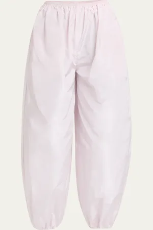 Alaïa Balloon Silk Taffeta Pants