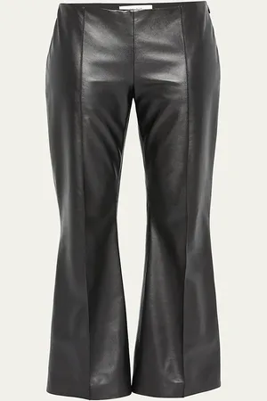 The Row Beck Flared Leather Pants
