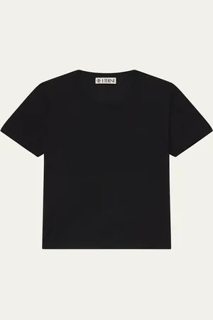 ÉTERNE Van Cashmere Cropped T-Shirt