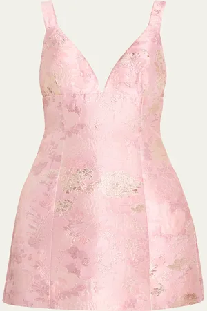 Cara Cara Napels Jacquard V-Neck Mini Dress