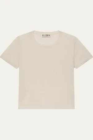 ÉTERNE Van Cashmere Cropped T-Shirt