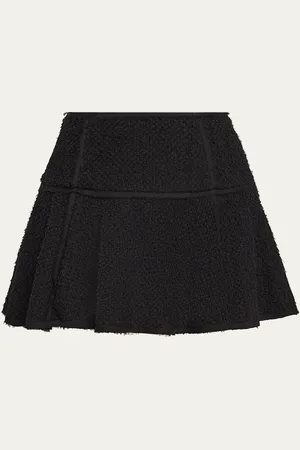 ULLA JOHNSON Emma Tweed Mini Skirt