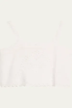 BODE Belvoir Broderie Anglaise Lace Tank Top