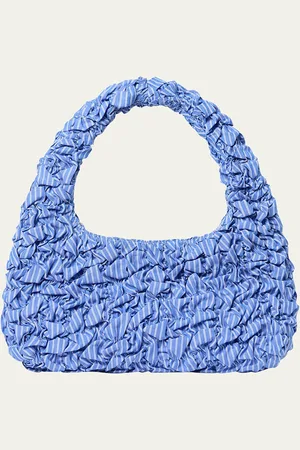 Loeffler Randall Mini Smocked Stripe Shoulder Bag