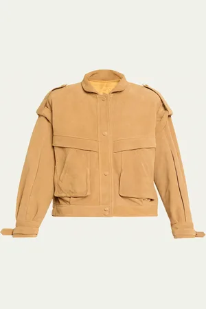 AEXAE Oversized Leather Suede Jacket