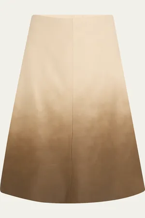 Kobi Halperin Lucien Ombre Leather Midi Skirt