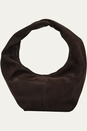 Maeden Yela Zip Suede Hobo Bag