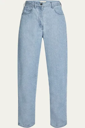 The Row Tarley Straight Light Wash Jeans