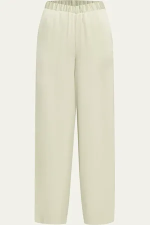 Toccin Auggie Satin Wide-Leg Pants