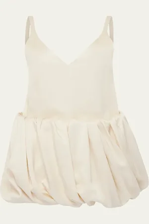 J.W.Anderson Rolled Hem Duchesse Mini Dress