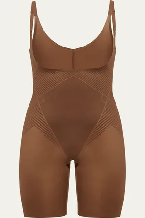 Spanx Shape Invisible Open-Bust Mid-Thigh Bodysuit