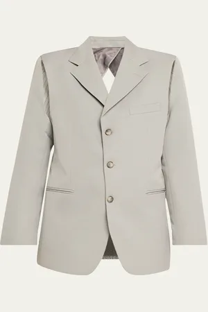 BETTTER Open Back Wool Blazer