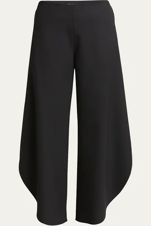 Alaïa Rounded Wide-Leg Trousers