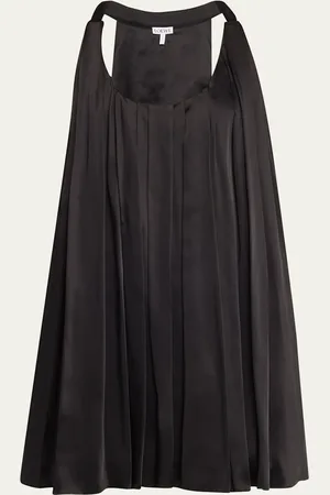 Loewe Baby Doll Pleated Trapeze Mini Dress