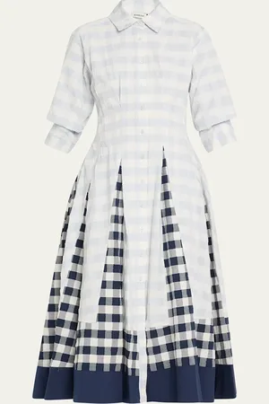 Simkhai Jazz Pintuck Midi Dress