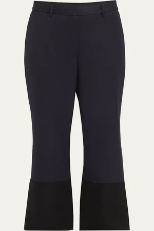 MONSE Tuxedo Cuff Wool Trousers