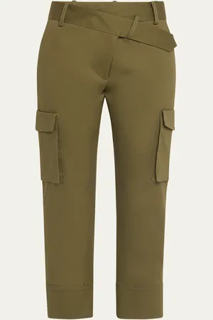 MONSE Slanted Waistband Cargo Pants