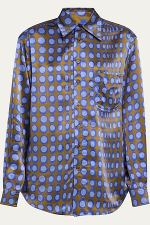 Christopher John Rogers Wiggle Dot Slim Shirt