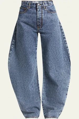 Alaïa Rounded Leg Denim Pants