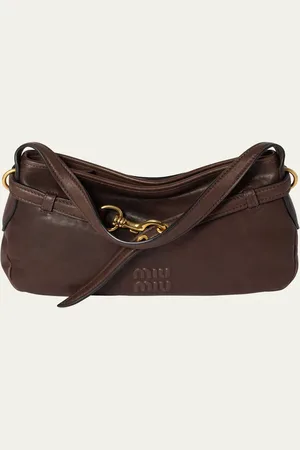 Miu Miu Lambskin Leather Shoulder Bag
