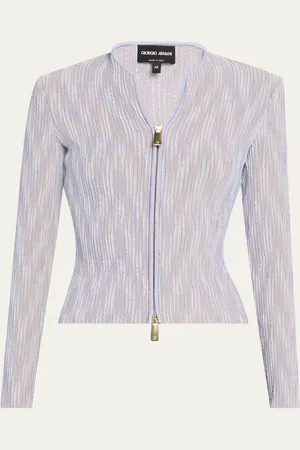 Giorgio Armani Small Ruffled Zip-Up Jacket