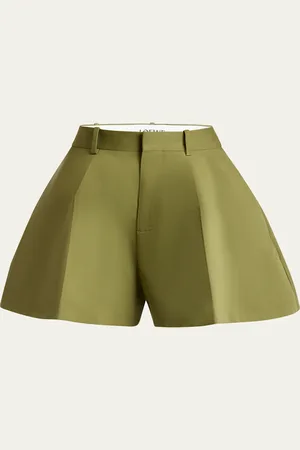 Loewe Trapeze Flared Mini Shorts