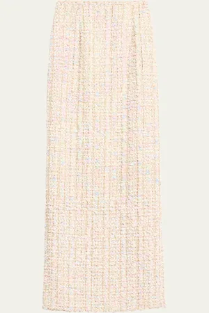 Sergio Hudson Tweed Maxi Skirt