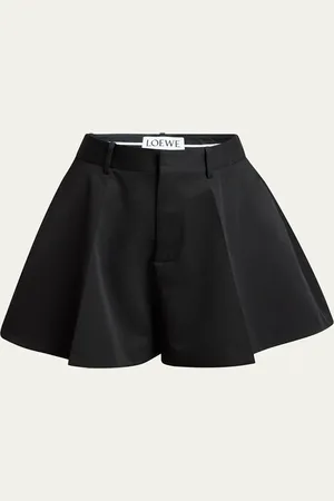 Loewe Trapeze Flared Mini Shorts