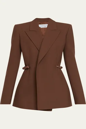 GABRIELA HEARST Epona Chain Link Wool Blazer