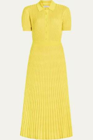 GABRIELA HEARST Amor Ribbed Cashmere Midi Dress