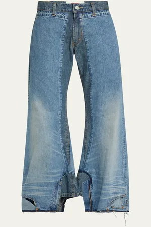 JUNYA WATANABE Deconstructed Wide Leg Jeans
