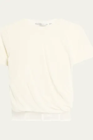 CHRISTOPHER ESBER Coiled Jersey Corset Tee