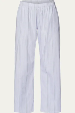 Hanro Striped Straight-Leg Cotton Lounge Pants
