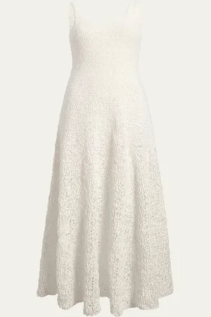Khaite Twigs Fit-Flare Maxi Dress