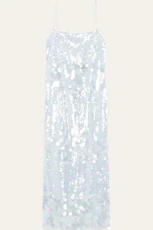 Retrofete Alana Sleeveless Sequined Midi Dress