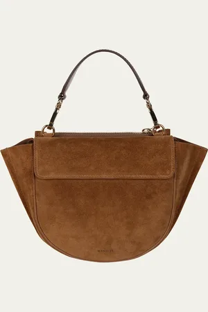 Wandler Hortensia Mini Suede Top-Handle Bag