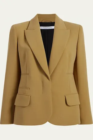 Another Tomorrow Doppio Tailored Blazer Jacket