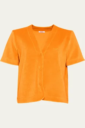 ERES Paresse Button-Front Top