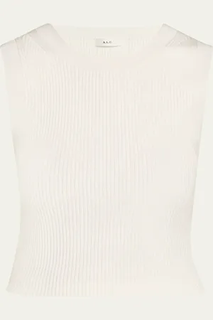 A.L.C. Kayla Fitted Rib Top
