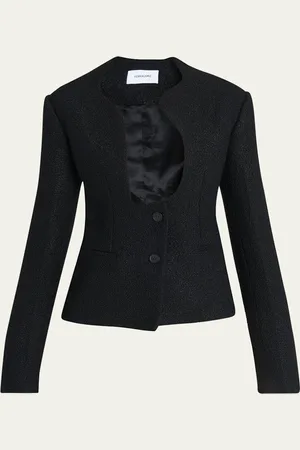 Salvatore Ferragamo Two-Button Plunge Blazer