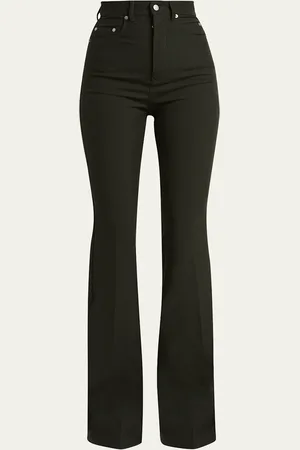 Rick Owens Long Bootcut Wool Denim Jeans