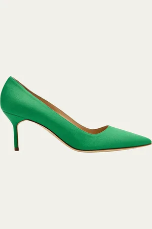 Manolo Blahnik BB 70mm Classic Fabric Pumps