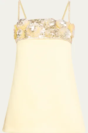 Retrofete Lark Flower Sequined Mini Dress