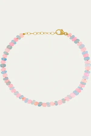 JIA JIA Pink and Blue Faceted Opal Connection Bracelet