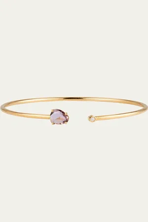 JIA JIA Sapphire and Diamond Bendable Cuff Bracelet