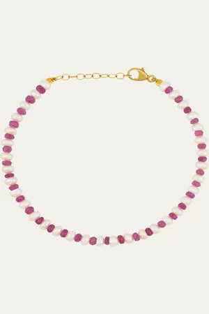 JIA JIA Ocean Connection Sapphire and Pearl Bracelet