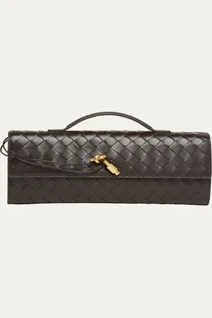 Bottega Veneta Long Andiamo Clutch Bag with Handle