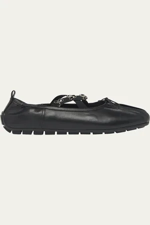 Simone Rocha Embellished Grip Ballerina Flats